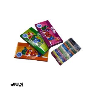 خمیر بازی ۱۲ رنگ پالمو