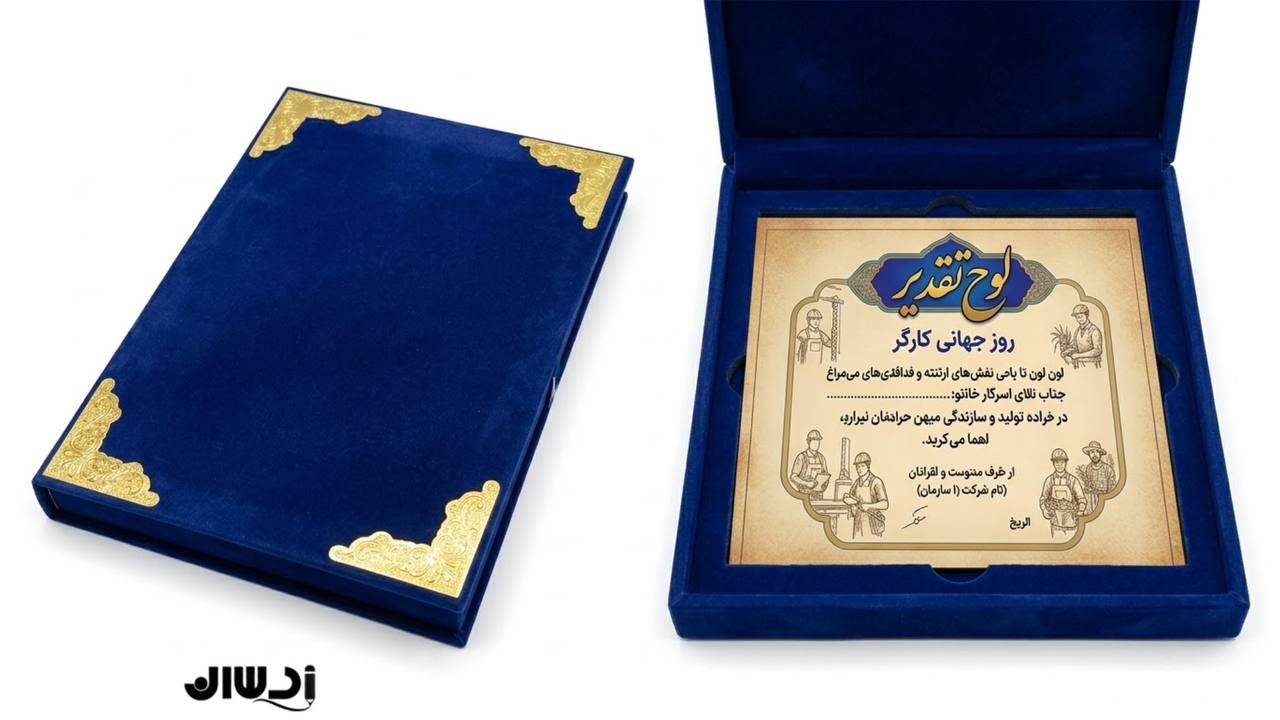 متن لوح تقدیر برای روز کارگر 1 متن لوح تقدیر برای روز کارگر